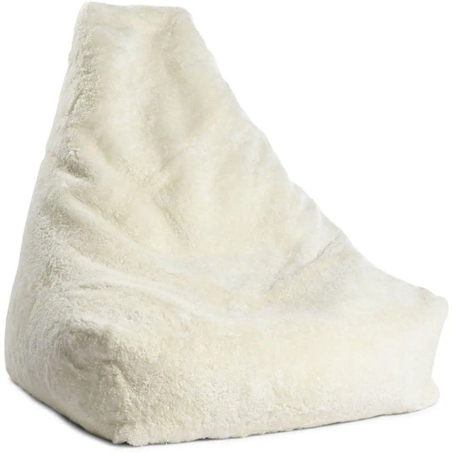 Sækkestol, Korthåret Premium NZ lammeskind, Ivory