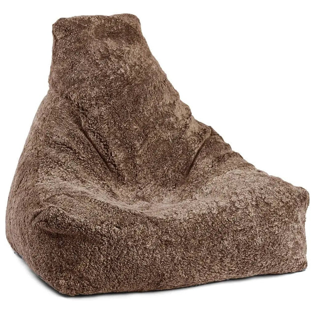 Sækkestol, Korthåret Premium NZ lammeskind, Taupe