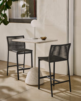 Saura Barbord 70X70 cm, Hvid/Hvid