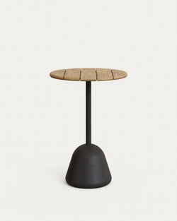 Saura Barbord Ø70 cm, Sort/Natur