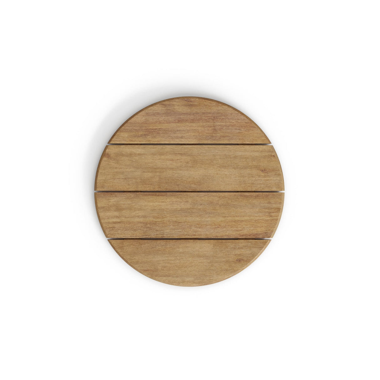 Saura Sofabord Ø55 cm, Hvid/Natur