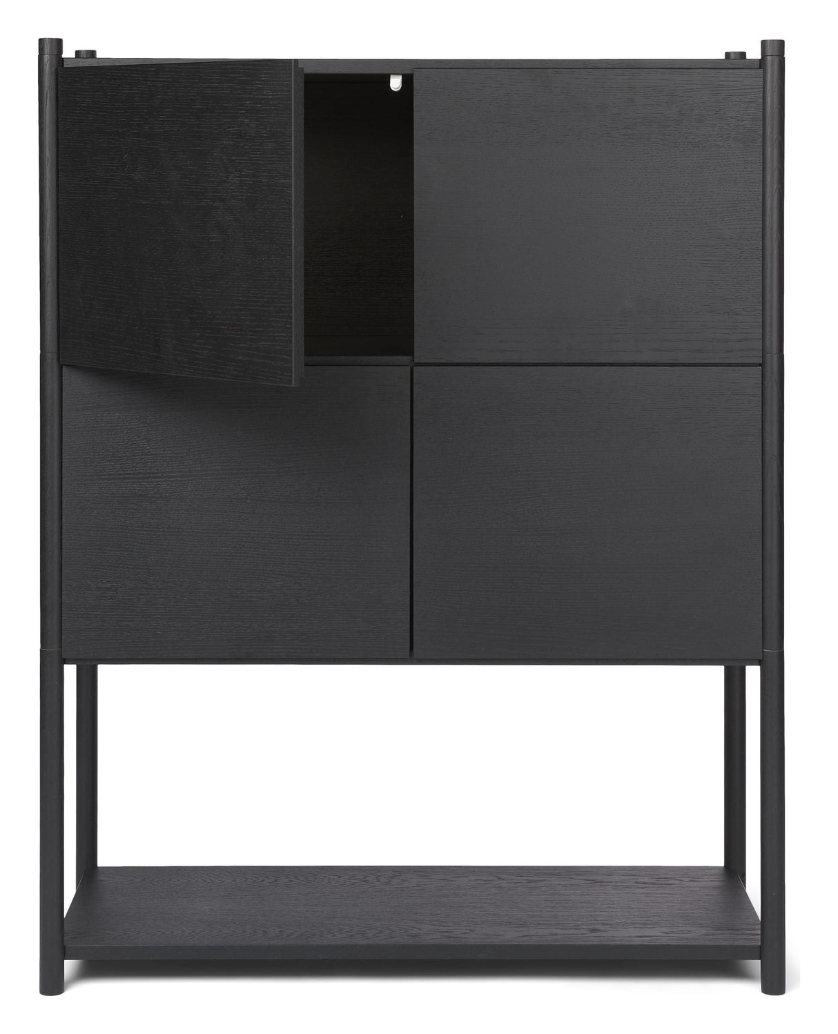 Sceene reol E, sort eg - Unoliving.com