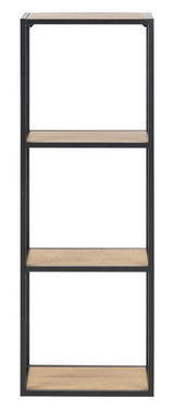 Seaford Bogreol Væghængt m. 2 hylder, Vildeg-look - Unoliving.com