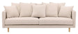 Segelskären 3-pers sofa - Beige linned - Unoliving.com