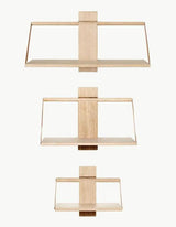 Shelf wood wall, Large, Eg