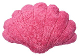 Shell Pude af NZ kort krøllet lammeskind, 35x50, Coral pink