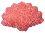 Shell Pude af NZ kort krøllet lammeskind, 42x58, Coral peach