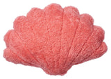 Shell Pude af NZ kort krøllet lammeskind, 75x54, Coral peach