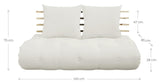 Shin Sano Futon, Brun/Natur - Unoliving.com
