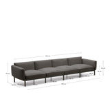Sorells 4-Personers Modulsofa, Grå