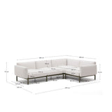 Sorells 5-Personers Modulsofa, Grøn