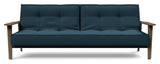 Splitback Frej Sovesofa, Røget eg, Argus/Navy Blue - Unoliving.com