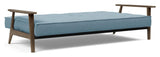 Splitback Frej Sovesofa, Røget eg, Mixed Dance/Light Blue - Unoliving.com