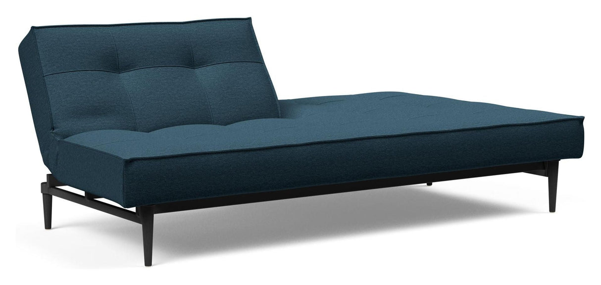 Splitback Styletto Sovesofa, Sort, Argus/Navy Blue - Unoliving.com