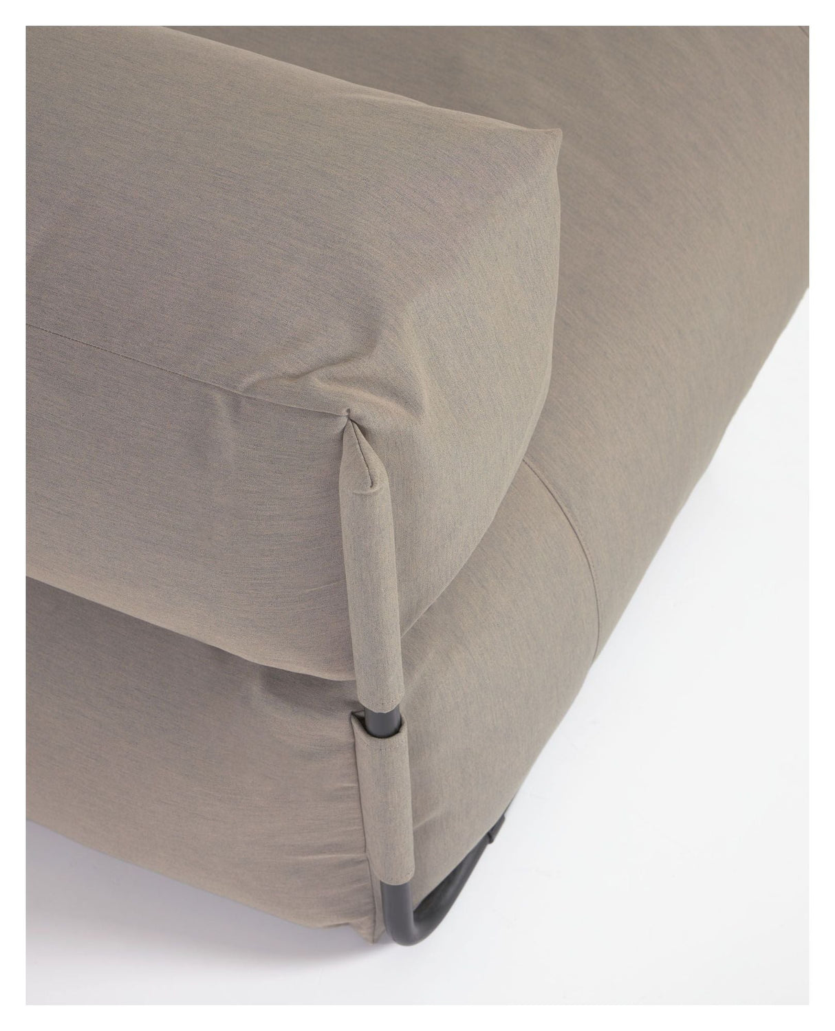 Square Chaiselong, Sort alu/Grøn - Unoliving.com
