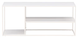 Staal Sofabord 120x50 - Hvid - Unoliving.com