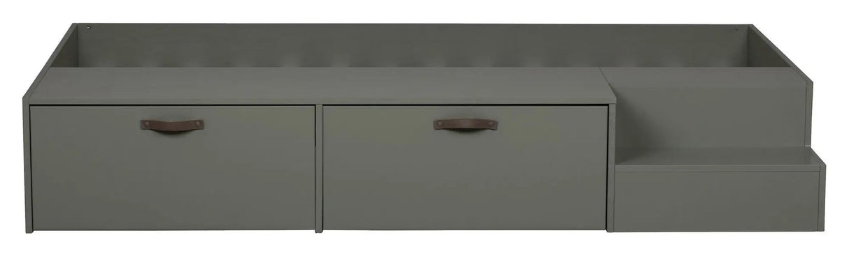 Stage Sengeramme m. skuffe - Sæbebehandlet Fyrretræ, 200x80