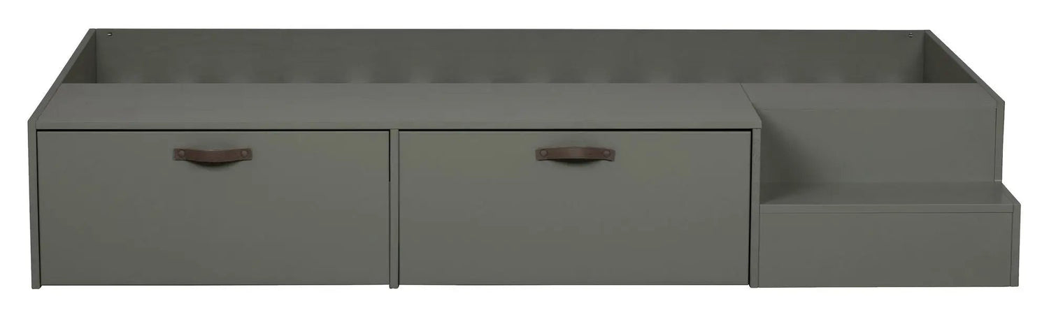 Stage Sengeramme m. skuffe - Sæbebehandlet Fyrretræ, 200x80