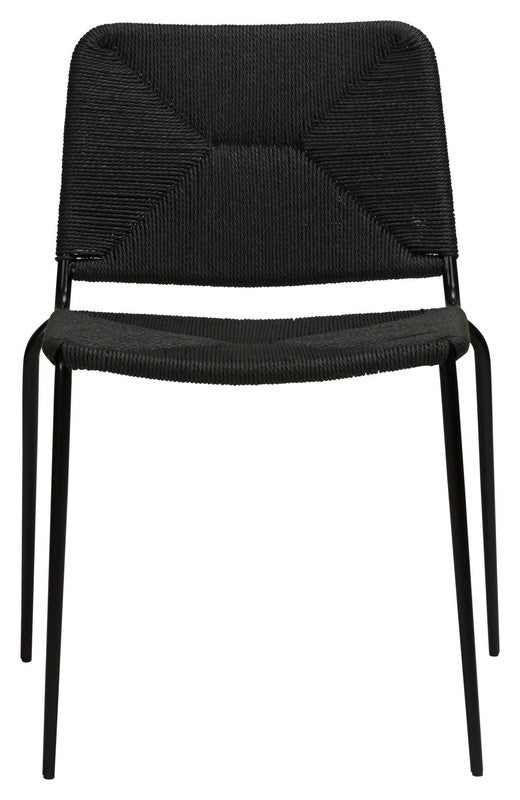 Stiletto Spisebordsstol, Sort Paper Cord - Unoliving.com