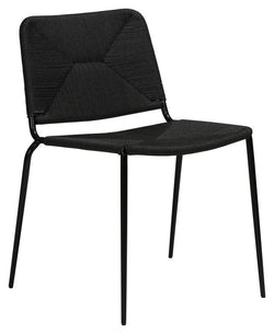 Stiletto Spisebordsstol, Sort Paper Cord - Unoliving.com