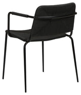 Stiletto Spisebordsstol m. armlæn, Sort Paper Cord - Unoliving.com