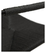 Stiletto Spisebordsstol m. armlæn, Sort Paper Cord - Unoliving.com