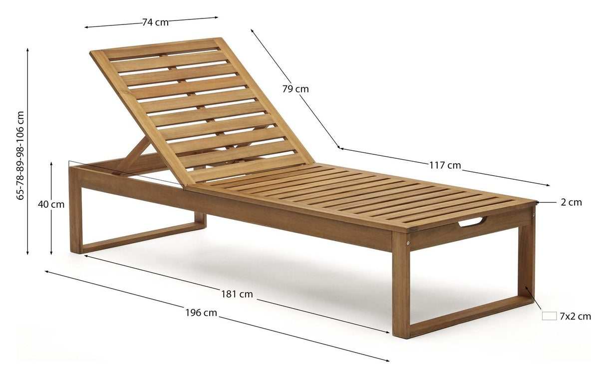 Sulamita Liggestol, Natur akacia - Unoliving.com