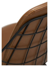 Sway Spisebordsstol, Vintage Lysebrunt PU - Unoliving.com