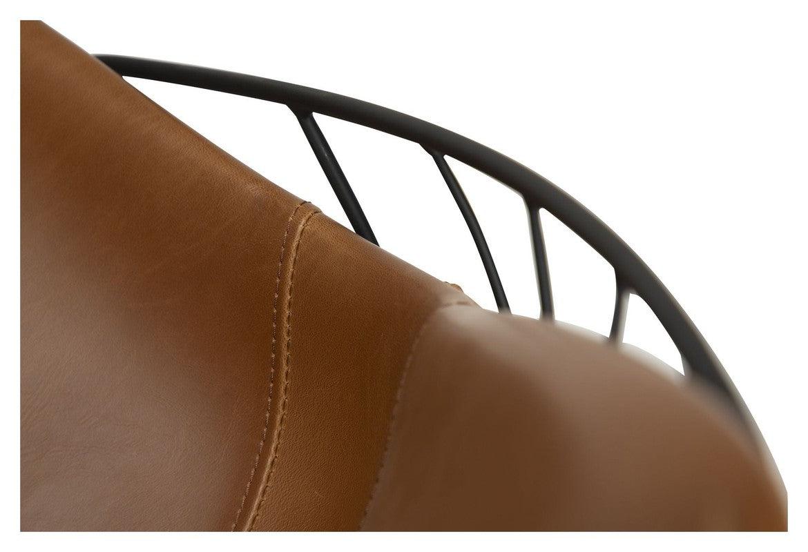 Sway Spisebordsstol, Vintage Lysebrunt PU - Unoliving.com