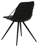 Sway Spisebordsstol, Vintage Sort PU - Unoliving.com