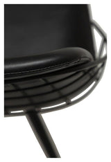 Sway Spisebordsstol, Vintage Sort PU - Unoliving.com
