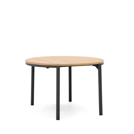 Montuiri Udtræksbord 120-200X120 Cm, Sort