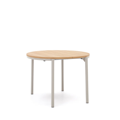 Montuiri Udtræksbord 90-170X90 Cm, Grå