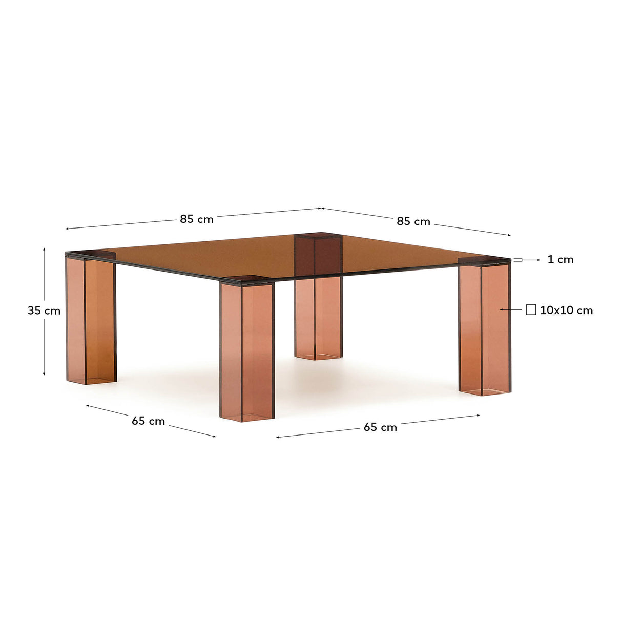 Adularia Sidebord, Brun