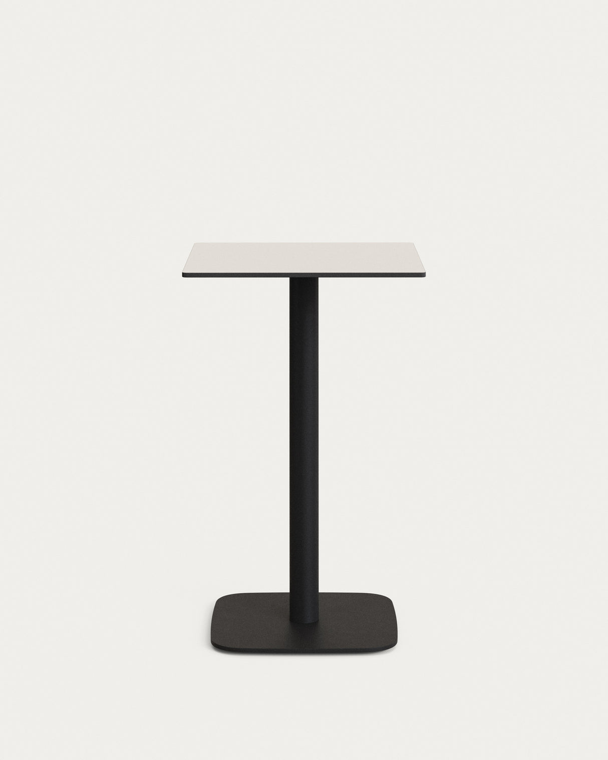 Dina Bord 60X60X97 Cm, Hvid/Sort