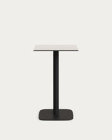 Dina Bord 60X60X97 Cm, Hvid/Sort