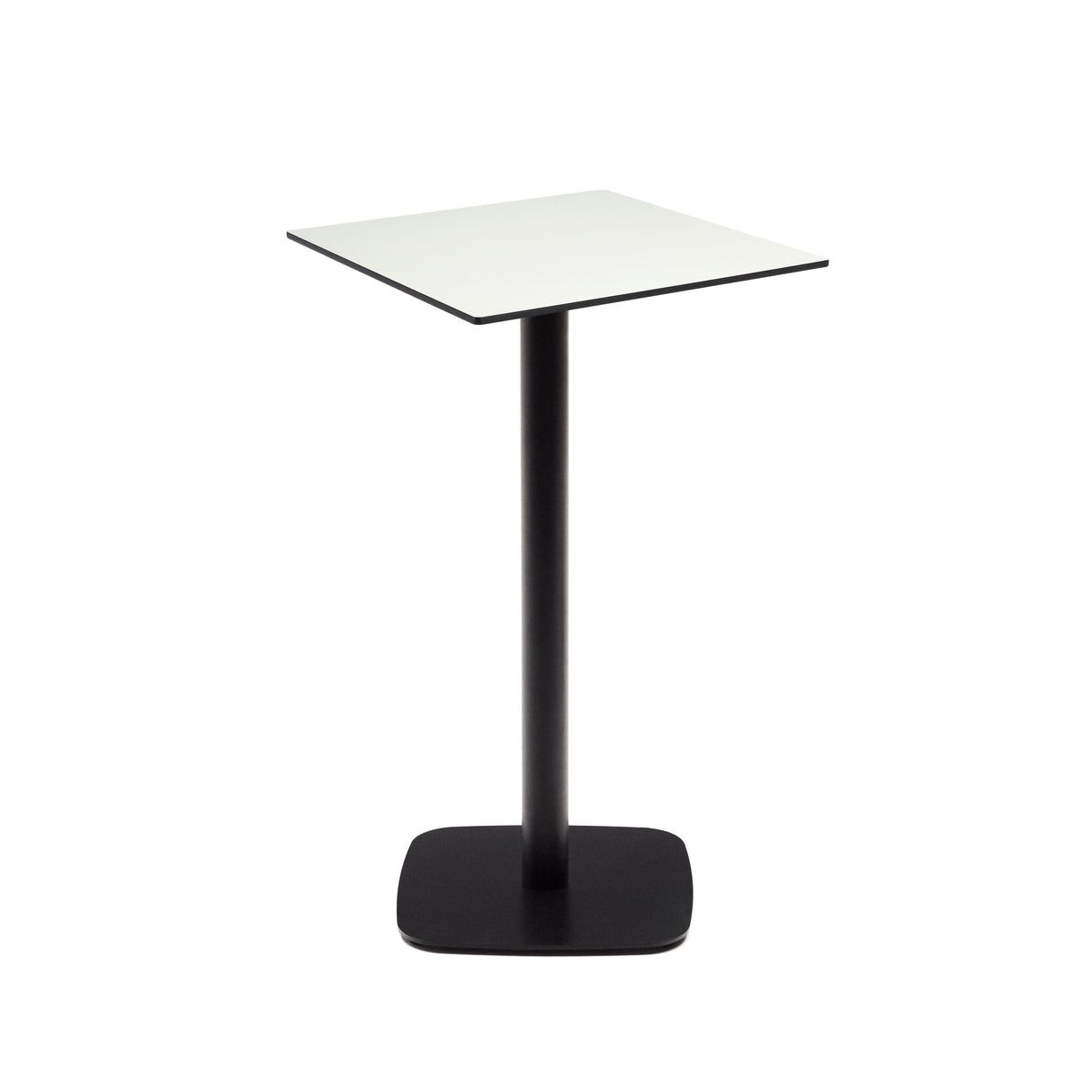 Dina Bord 60X60X97 Cm, Hvid/Sort