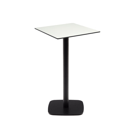 Dina Bord 60X60X97 Cm, Hvid/Sort