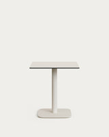 Dina Bord 68X68X73 Cm, Hvid/Hvid