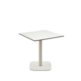 Dina Bord 68X68X73 Cm, Hvid/Hvid