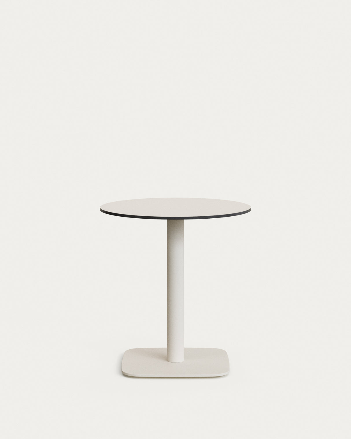Dina Bord Ø68X73 Cm, Hvid/Hvid