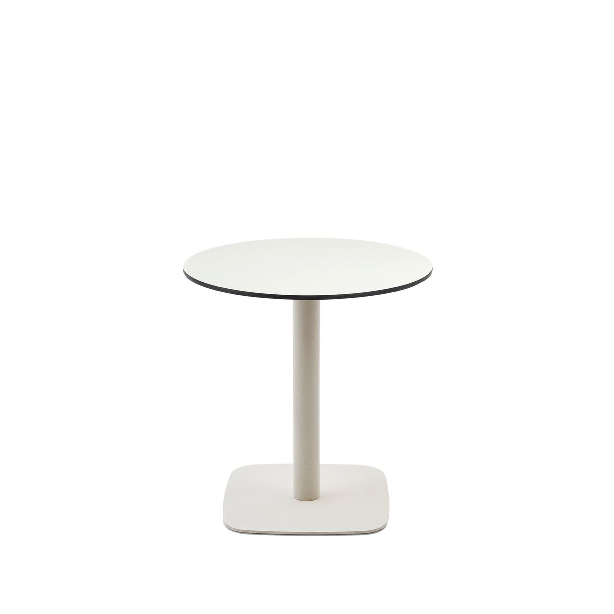 Dina Bord Ø68X73 Cm, Hvid/Hvid