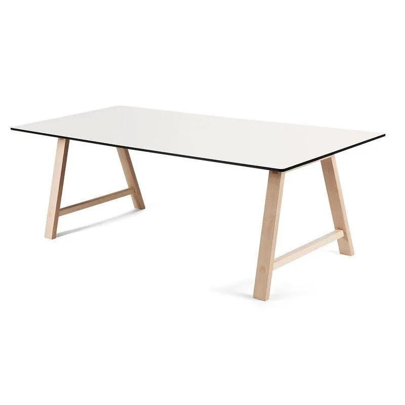 T1 Spisebord m. udtræk eg, 220cm
