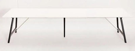 T7 Spisebord m. udtræk sort eg, 220cm