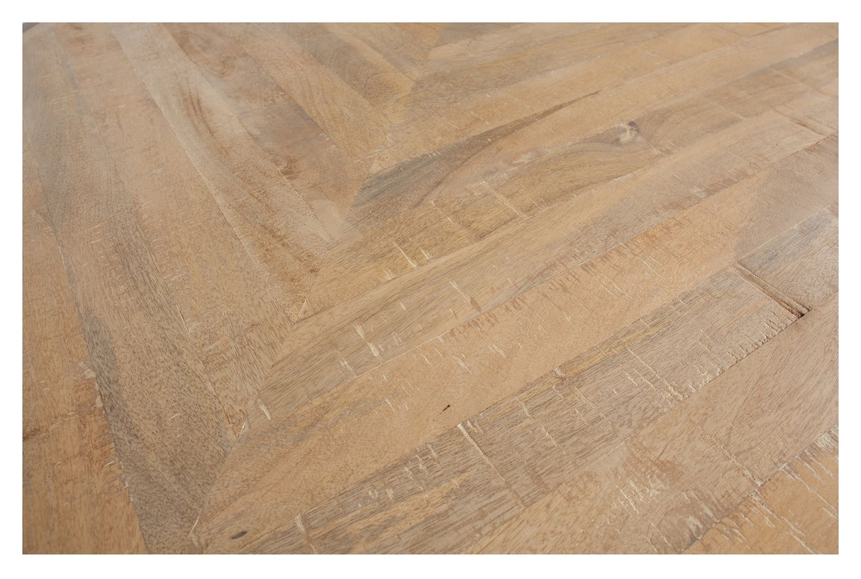 Tablo Bordplade Hvidvasket mangotræ, Sildeben, 90x180 - Unoliving.com