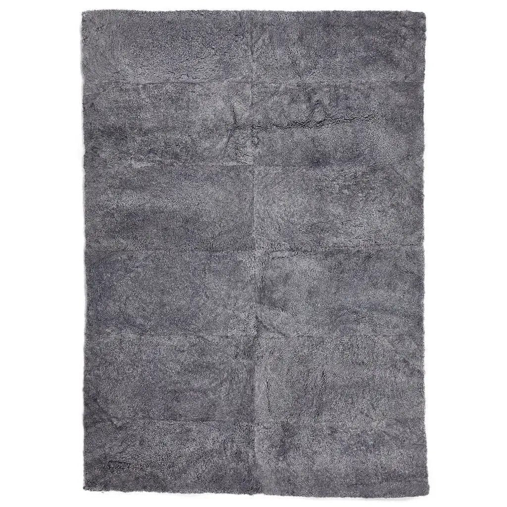 Tæppe af Premium NZ kort krøllet lammeskind, 120x180, Lysegrå