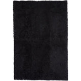 Tæppe af Premium NZ kort krøllet lammeskind, 120x180, Sort