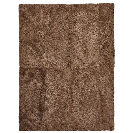 Tæppe af Premium NZ kort krøllet lammeskind, 120x180, Taupe
