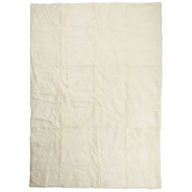 Tæppe af Premium NZ kort krøllet lammeskind, 200x300, Ivory