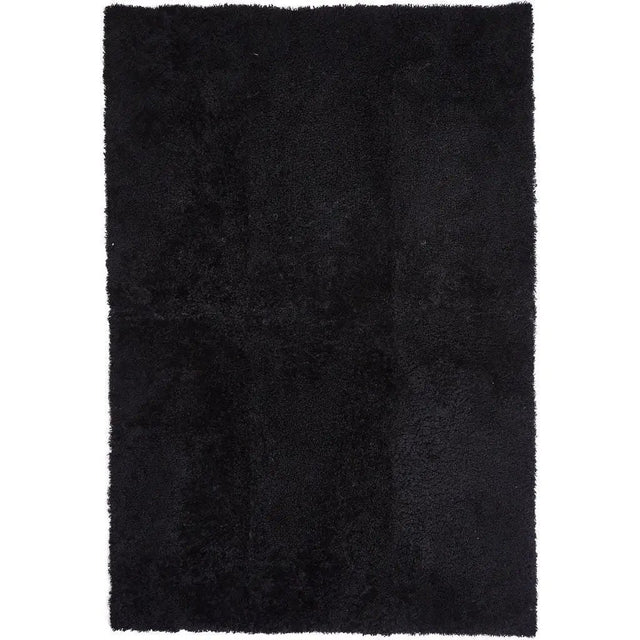 Tæppe af Premium NZ kort krøllet lammeskind, 200x300, Sort